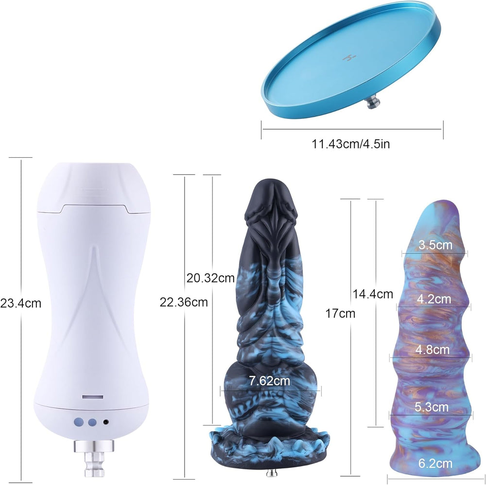 Premium Sex Machine with KlicLok System, Blue or Rose Thrusting Machin Own Pleasures Premium Sex Machine with KlicLok System, Blue or Rose Thrusting Machin Own Pleasures