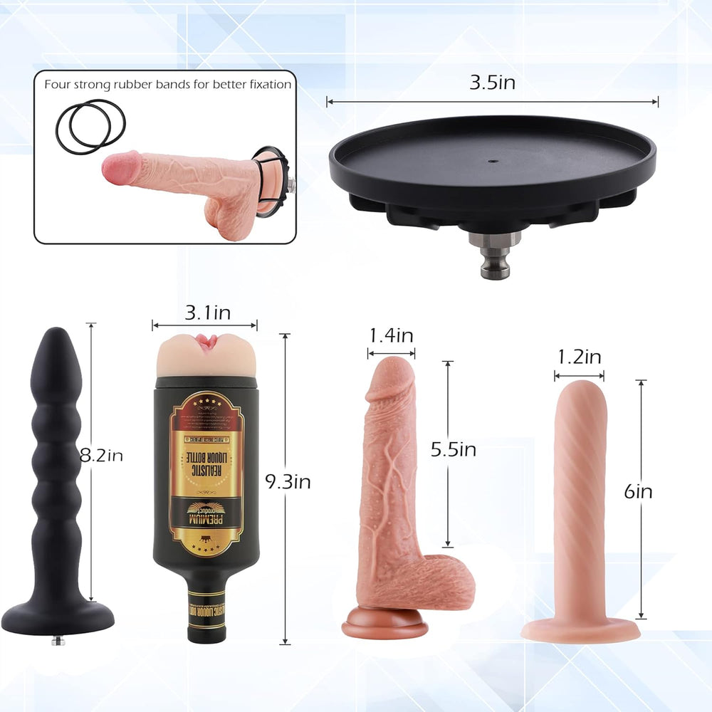 Wireless Remote Control and Silicone Dildo Machine for Male and Couples