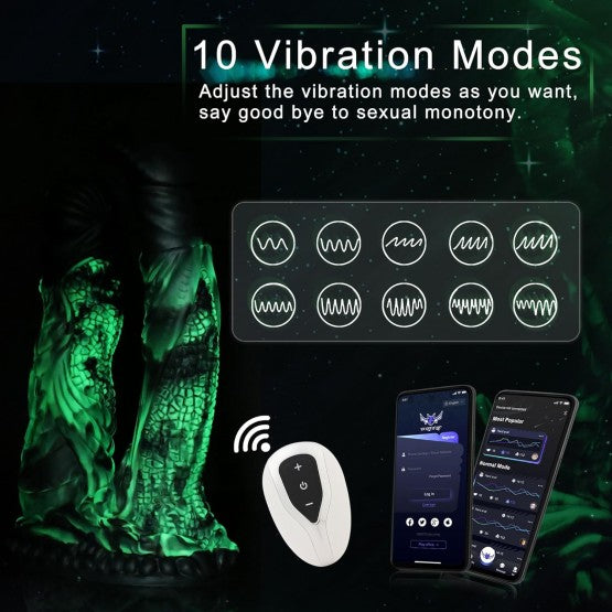 APP Controlled Premium Vibrator Silicone Vibration Dildos