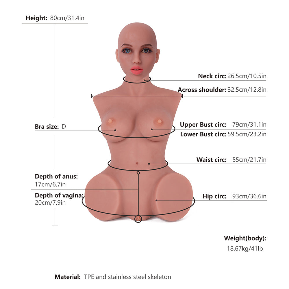 Half Body Doll with Head Own Pleasures Half Body Doll with Head Own Pleasures
