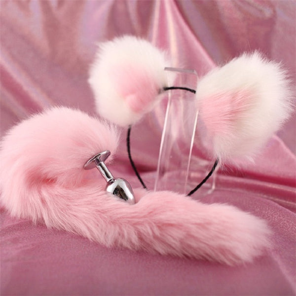 Butt Plug Tail and Ears | Cat Ears Headbands Online Own Pleasures Butt Plug Tail and Ears | Cat Ears Headbands Online Own Pleasures