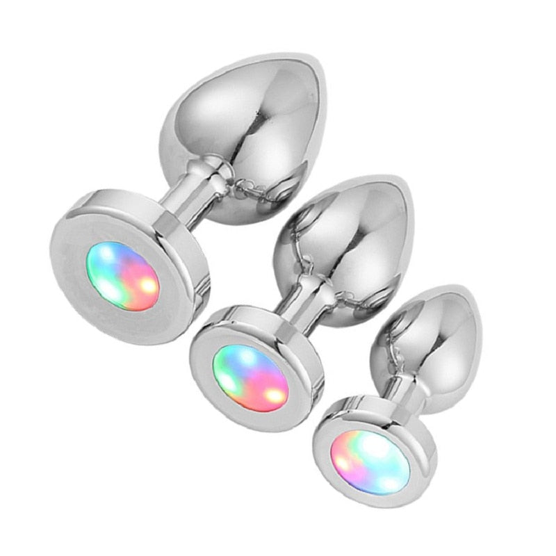 Buy LED Butt & Anal Plug Toys - multiple sizes Own Pleasures Buy LED Butt & Anal Plug Toys - multiple sizes Own Pleasures