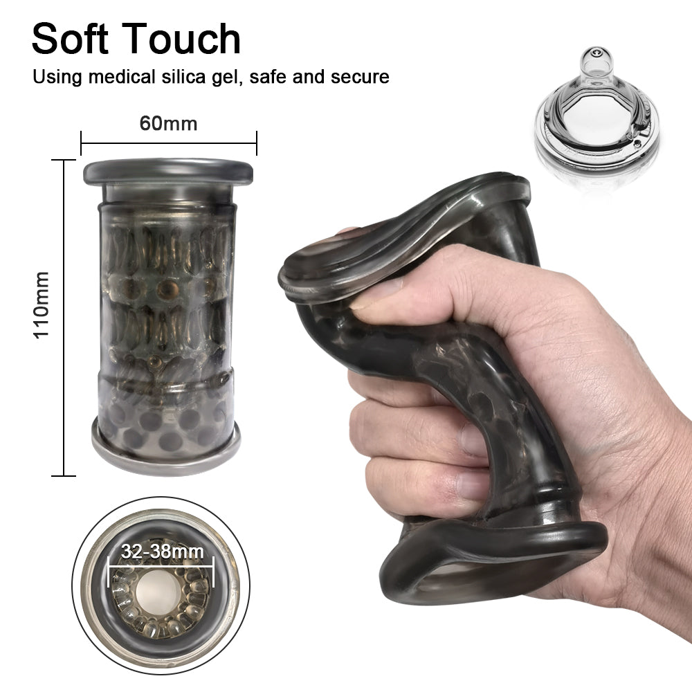 affordable male masturbator Automatic Wearable Male Masturbator Hands Free Male Masturbator Telescopic  Rotating Blowjob Toys – Honeyloveyou main image 1