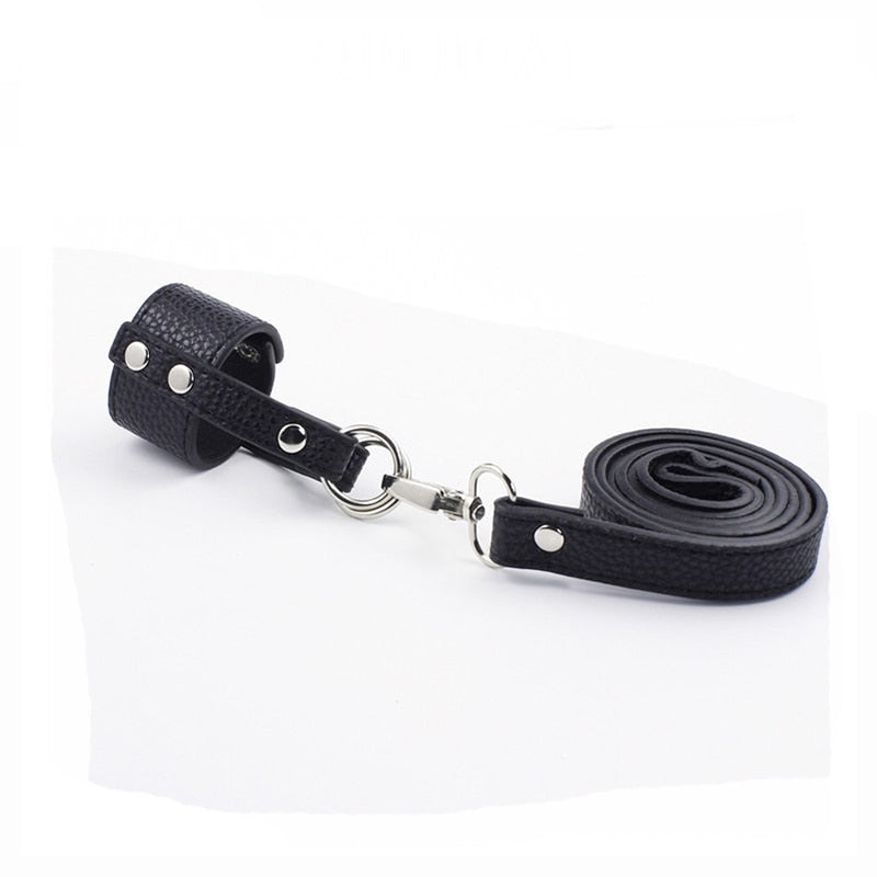 Ball Stretcher with Chain CBT Leash - Own Pleasures