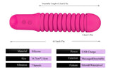 7 Speed Screw Textured Vibrator, 3 Colors - Own Pleasures
