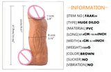 3.18 inch Thick Giant Dildo, 5 Colors - Own Pleasures