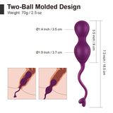 Remote Control Vagina Vibrating Balls, 10 Speeds - Own Pleasures