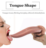 Tongue Dildo, 4 Colors - Own Pleasures