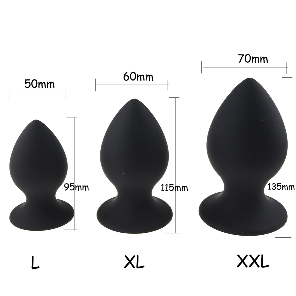Buy Silicone Anal Plug L - XXL Sizes Online - Own Pleasures Buy Silicone Anal Plug L - XXL Sizes Online - Own Pleasures