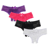Up to 6XL Sexy Crotchless Lace Panties - Own Pleasures