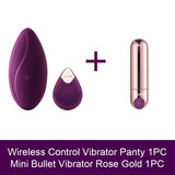 PREMIUM 10 Speed Remote Control Wearable Purple vagina vibrating balls - Own Pleasures