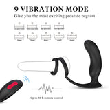 Anal Plug Vibrator with Cock Ring - Own Pleasures