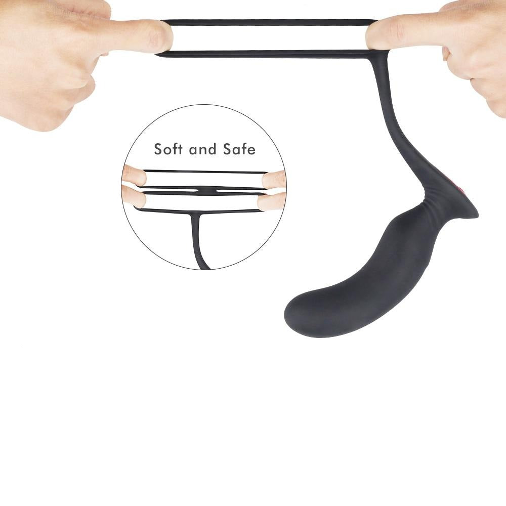 Buy Anal Plug Vibrator with Cock Ring