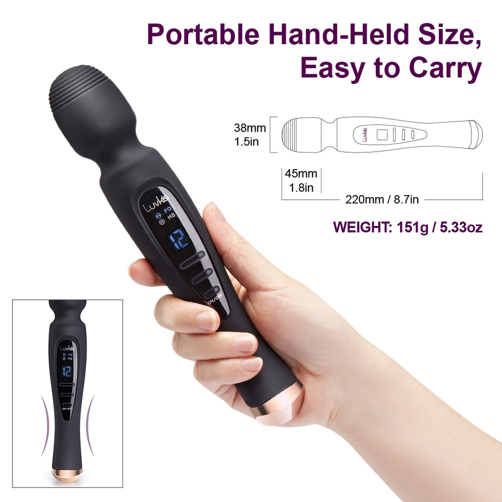 USB Powerful 12 Modes Silicone Magic Wand - Own Pleasures