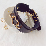 Double Layered Leather Handmade Heart Collar - Own Pleasures