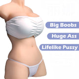 3D Soft Half Body Sex Doll, 2 Sizes - Own Pleasures