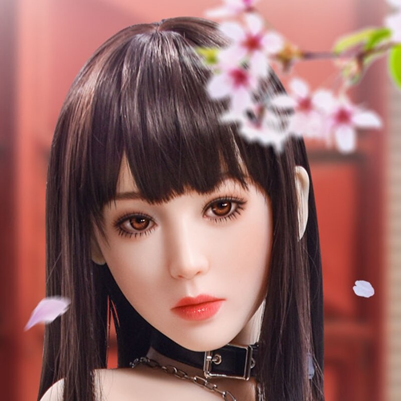 13cm Depth Silicone Sex Head Doll Head  Own Pleasures