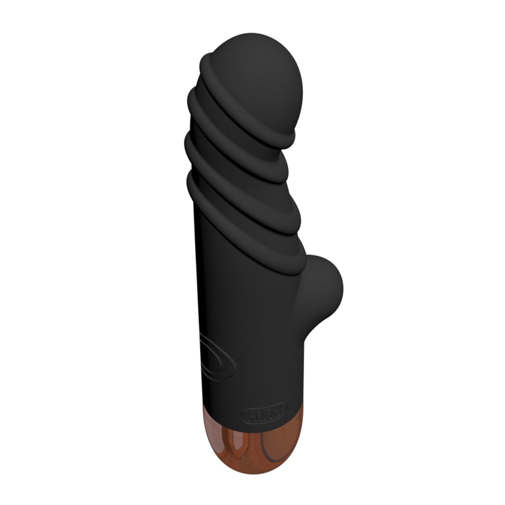 Silicone Ribbed Vibrator, 3 Colors  Own Pleasures