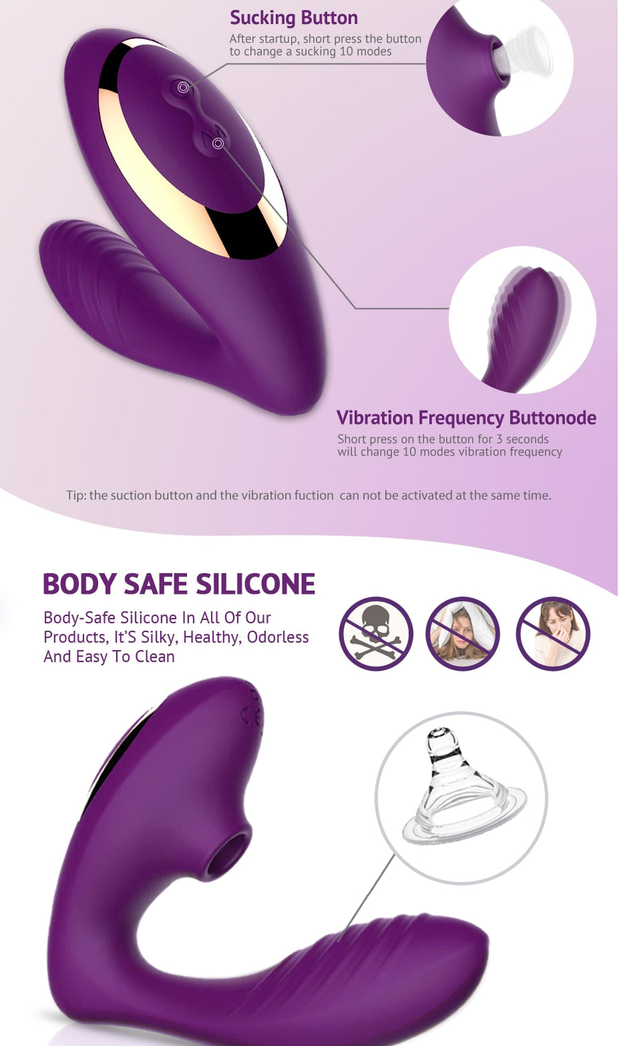 10 Speeds Clit Sucking Vibrator Own Pleasures 10 Speeds Clit Sucking Vibrator Own Pleasures