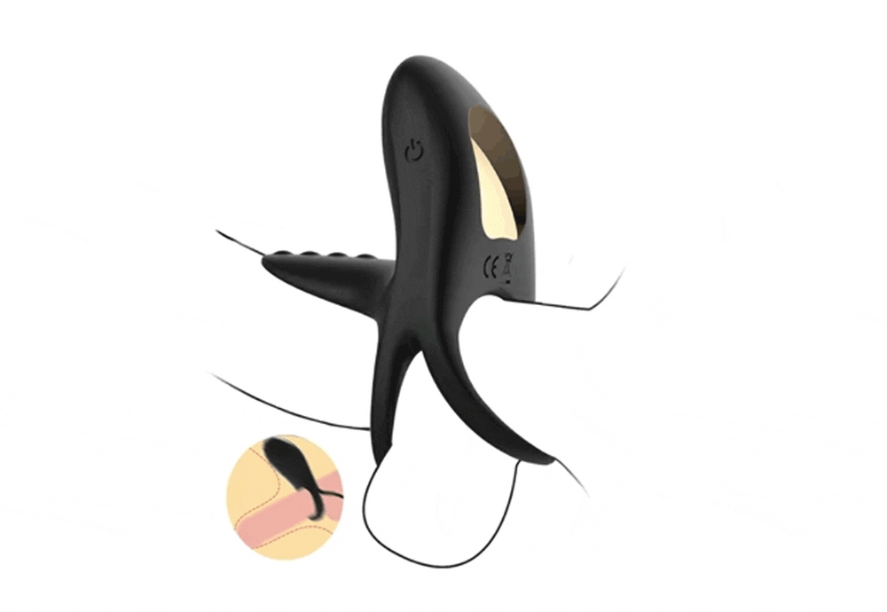10 Modes Silicone Vibrating Penis Ring Own Pleasures 10 Modes Silicone Vibrating Penis Ring Own Pleasures