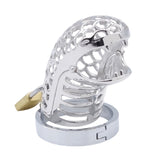 Stainless Steel Cobra Chastity Cage - Own Pleasures