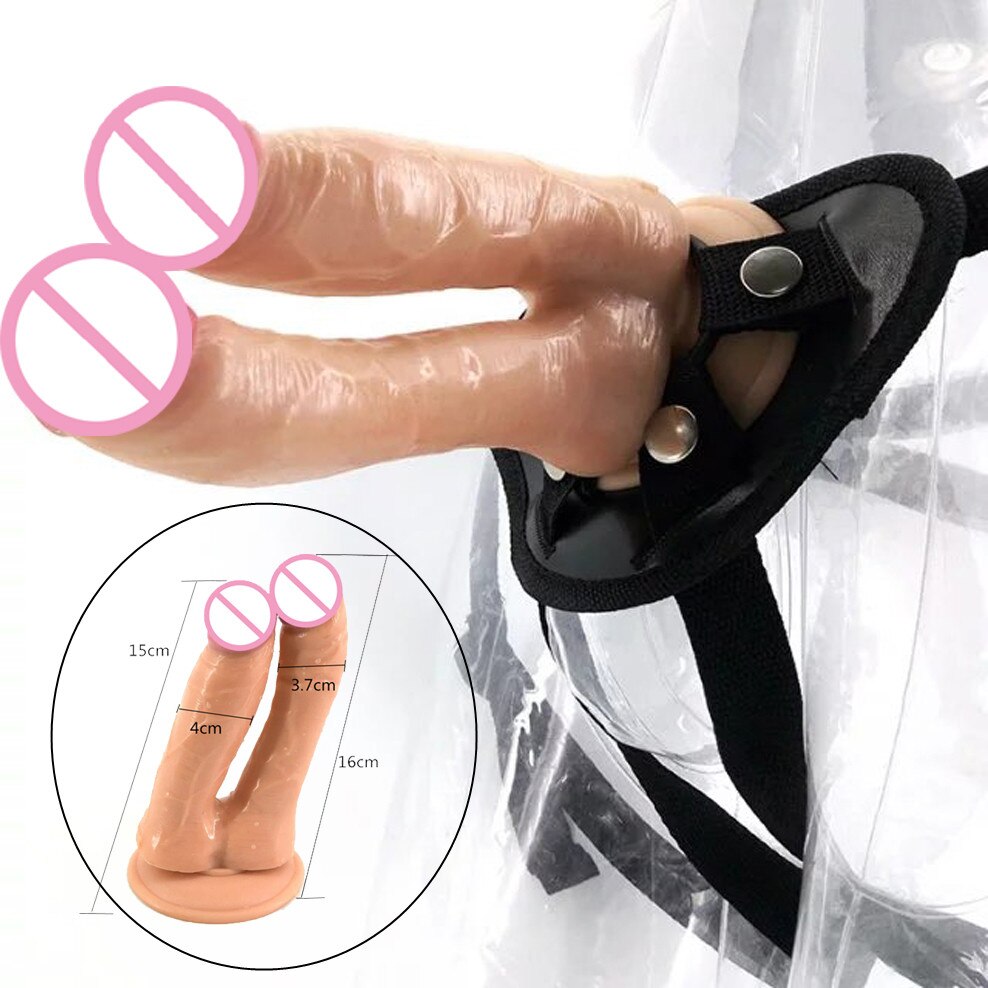 Double Dildo Strapon with Suction Cup - Own Pleasures
