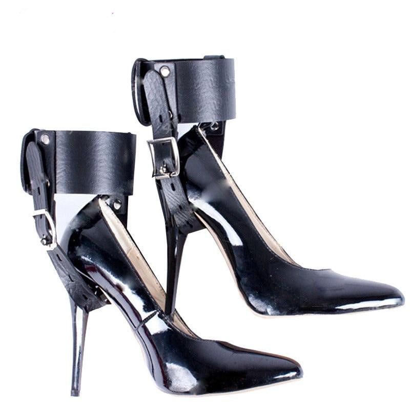 Leather High Heels Shoes Restraints - Own Pleasures