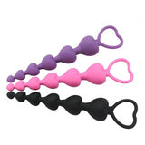 Soft Silicone Anal Beads, 3 Colors - Own Pleasures