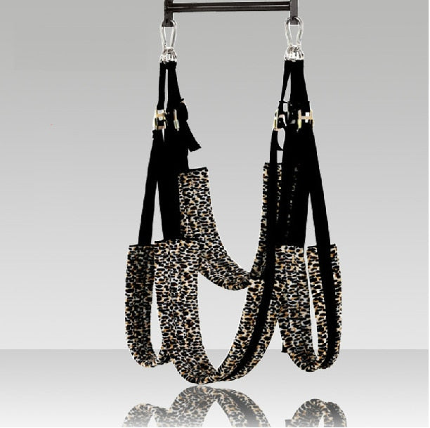 Leopard sex swing for playful couples Own Pleasures Leopard sex swing for playful couples Own Pleasures
