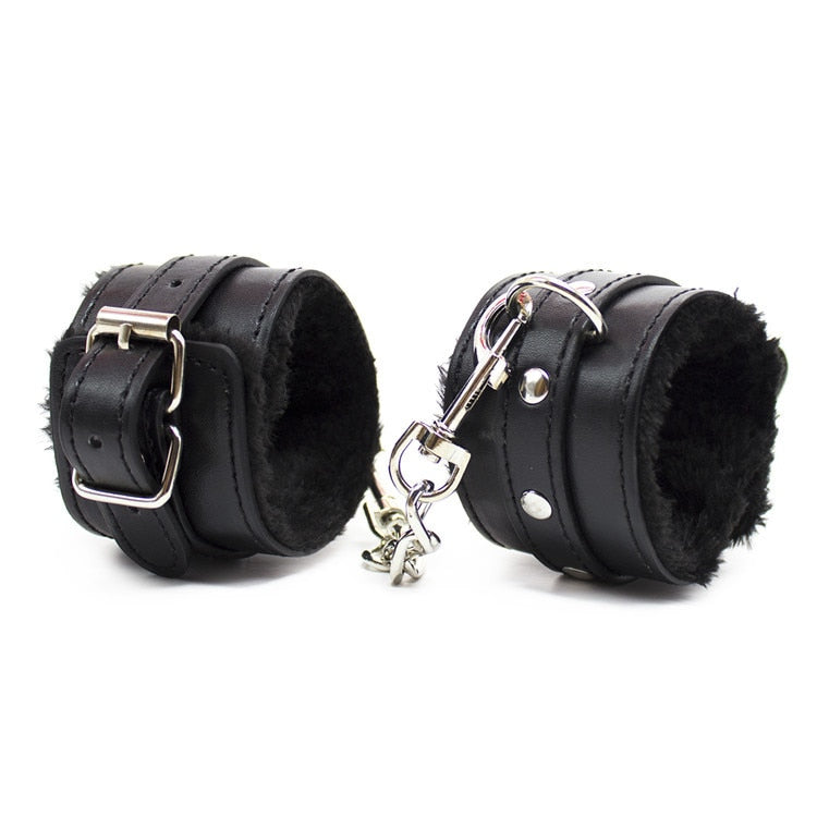 Whip and Handcuffs, 2Pcs - Own Pleasures