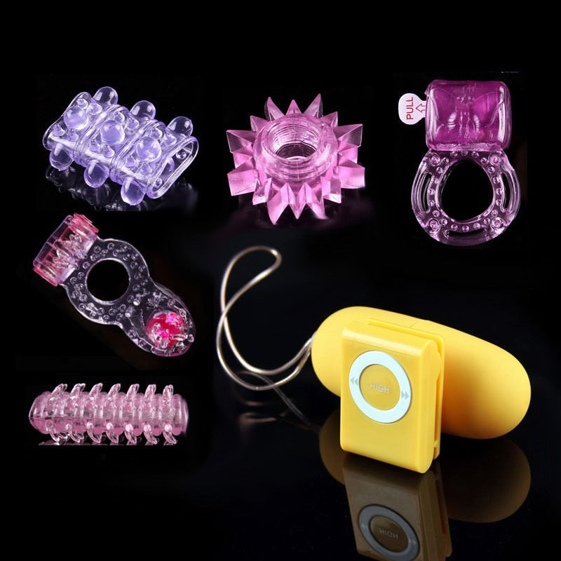 sex toys kits BIRDSEXY Vibrator Set for Couples Toy, Waterproof, Pink 4pcs/set