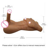 3D Silicone Athletic Mid Body Male Sex Doll - Own Pleasures