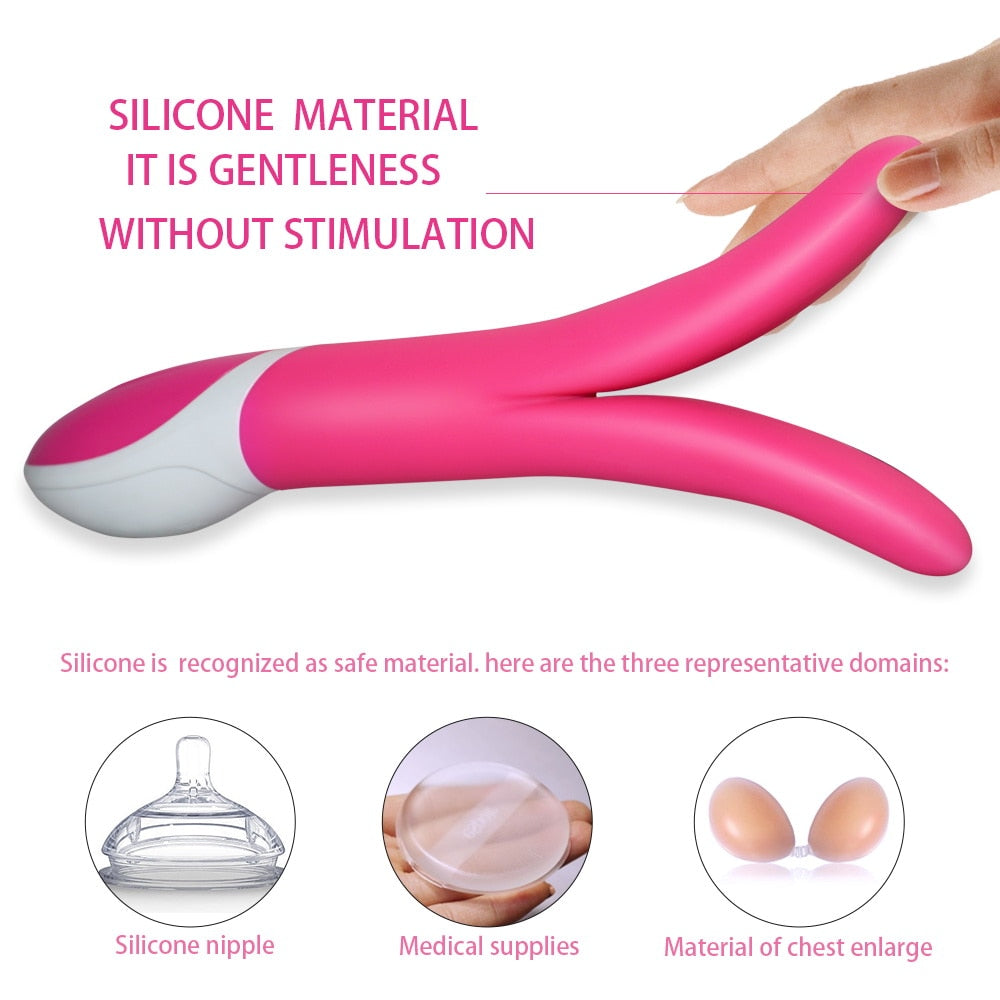 Multi-function Silicone Vibrator for Women Own Pleasures Multi-function Silicone Vibrator for Women Own Pleasures