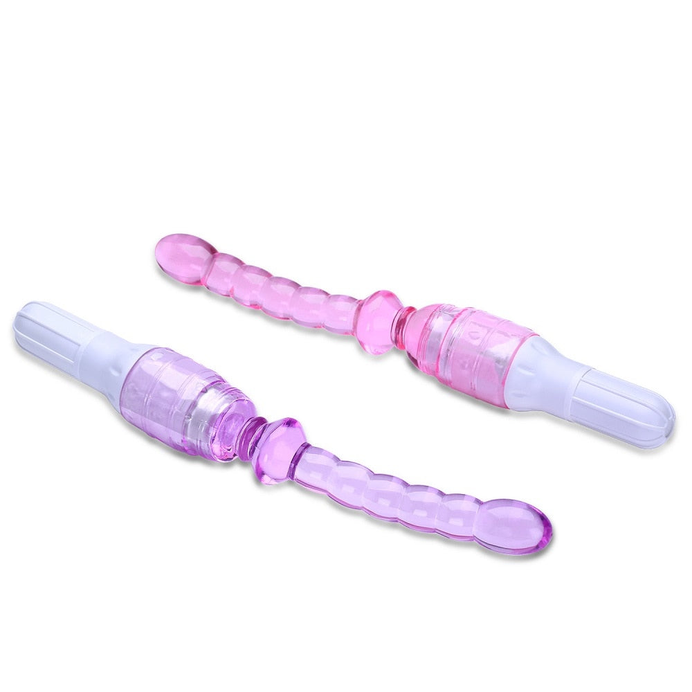 Buy Jelly Beads Anal/Vaginal Stick Vibrator