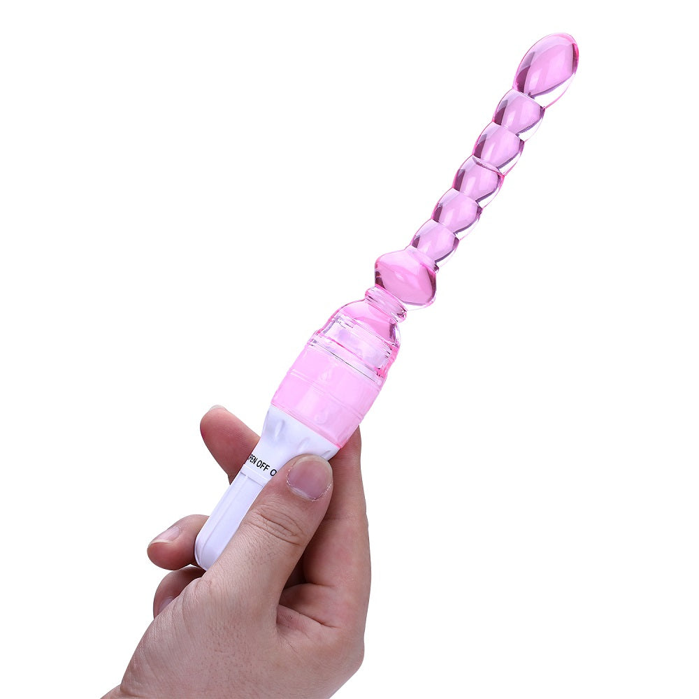 Jelly Beads Anal Stick Vibrator - Own Pleasures