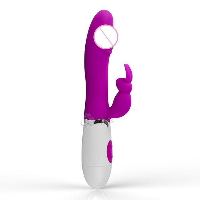30 Speed Silicone Rabbit Dual Vibrator Own Pleasures 30 Speed Silicone Rabbit Dual Vibrator Own Pleasures