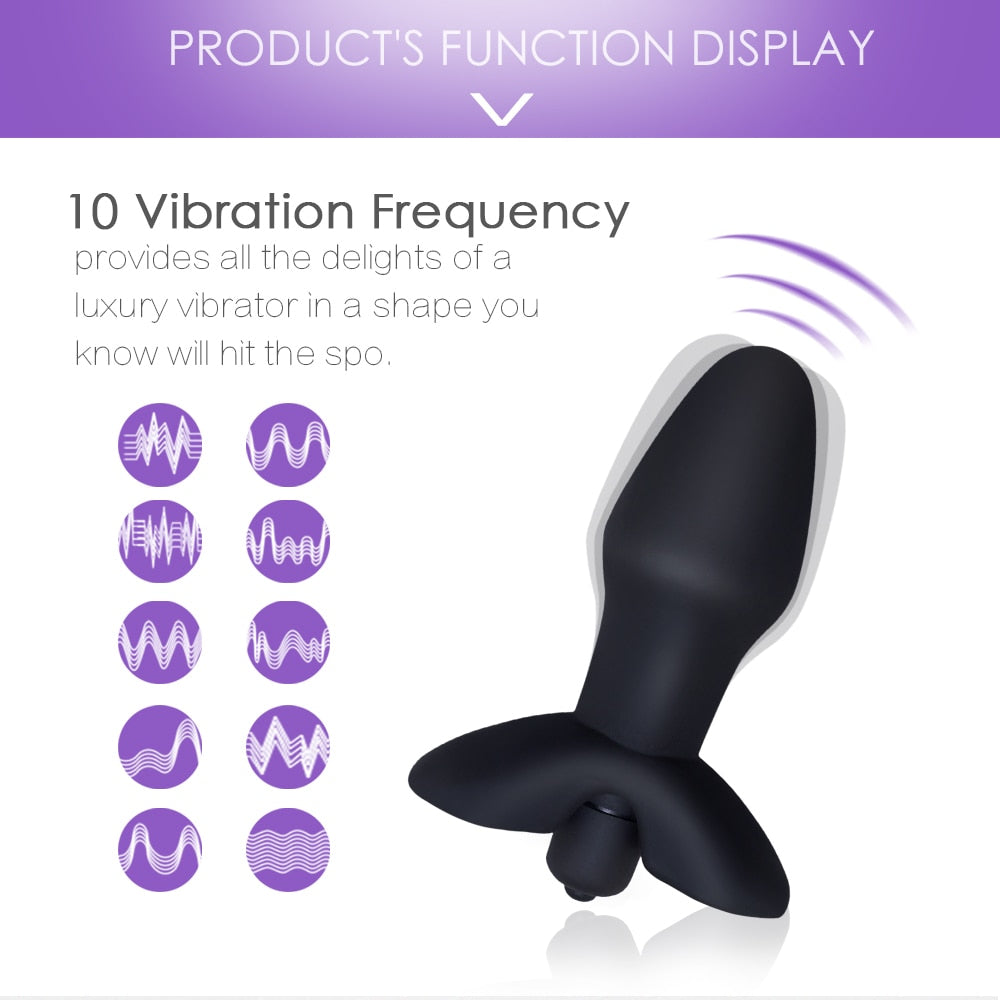 10 Speeds Vibrating Anal Plug Own Pleasures 10 Speeds Vibrating Anal Plug Own Pleasures