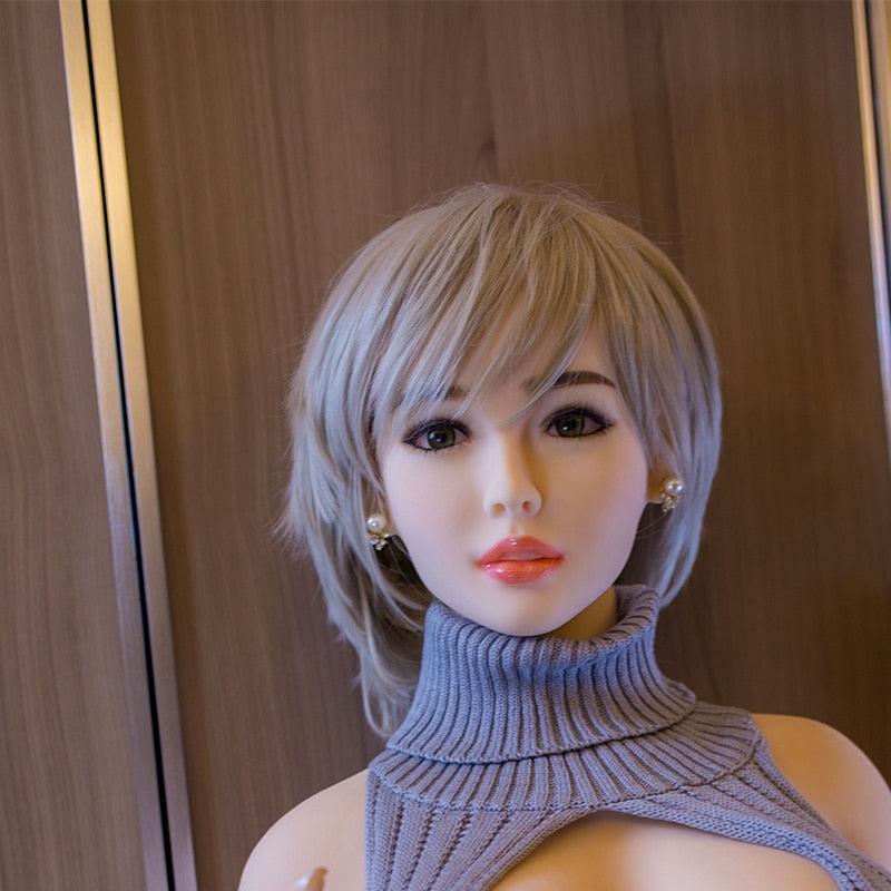 sex doll 130 Exciting dynamic open mouth and up for anything premium TPE sex doll head # 130 main image 1