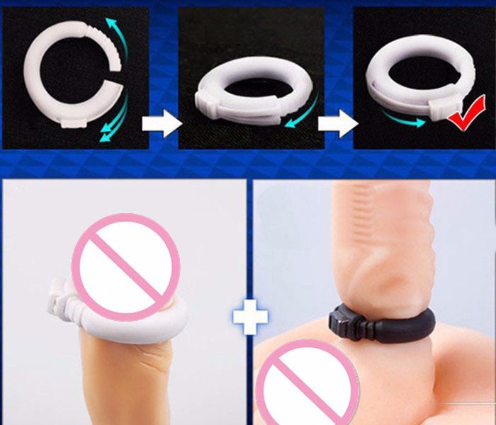Adjustable Silicone Cock Ring - Own Pleasures