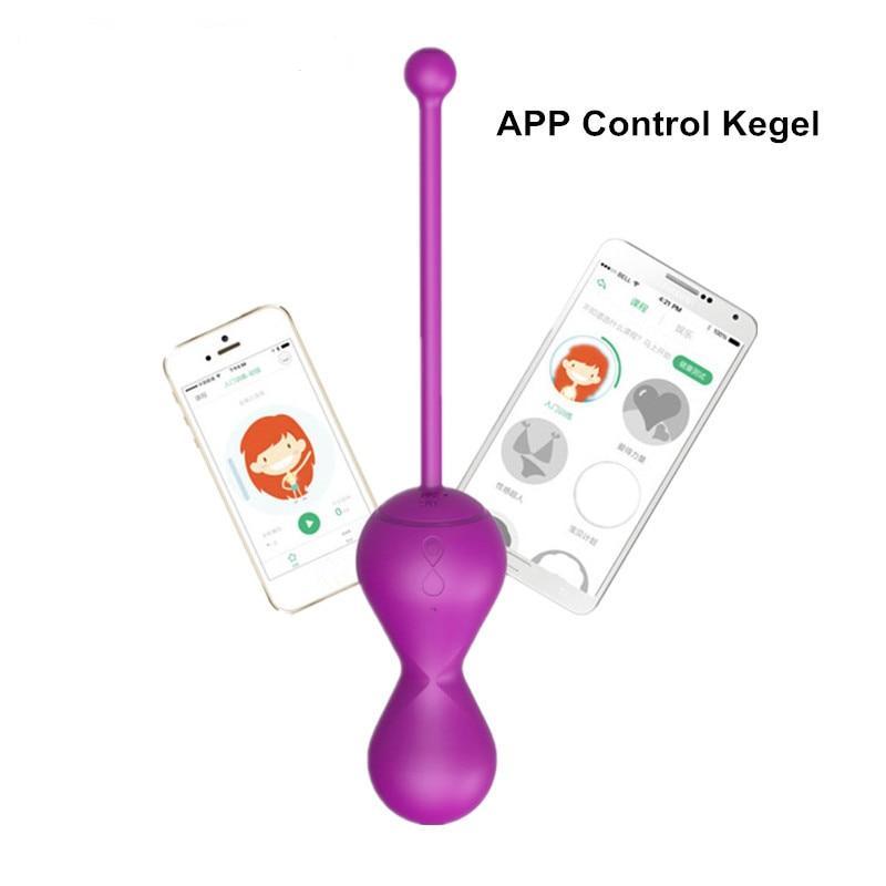 APP Control Smart Vibrating Kegel Weights - Own Pleasures
