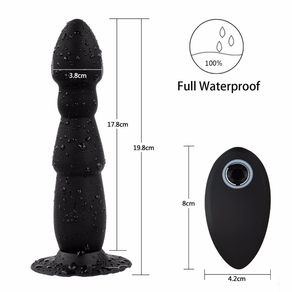 Realistic Anal Vibrator Suction Cup - Own Pleasures
