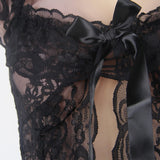 Up to 6XL Sexy Lingerie Mesh Fly-Away Lace Robe Erotic Dress - Own Pleasures