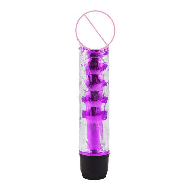 jelly vibrating dildo Amazon.com: Glittery Jelly Vibrating Dildo main image 0