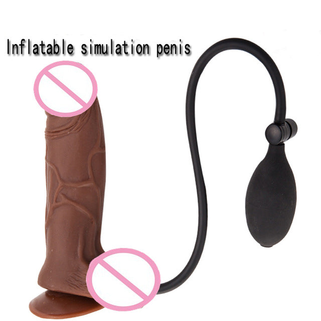 Inflatable Huge Dildo with Suction Cup - Own Pleasures