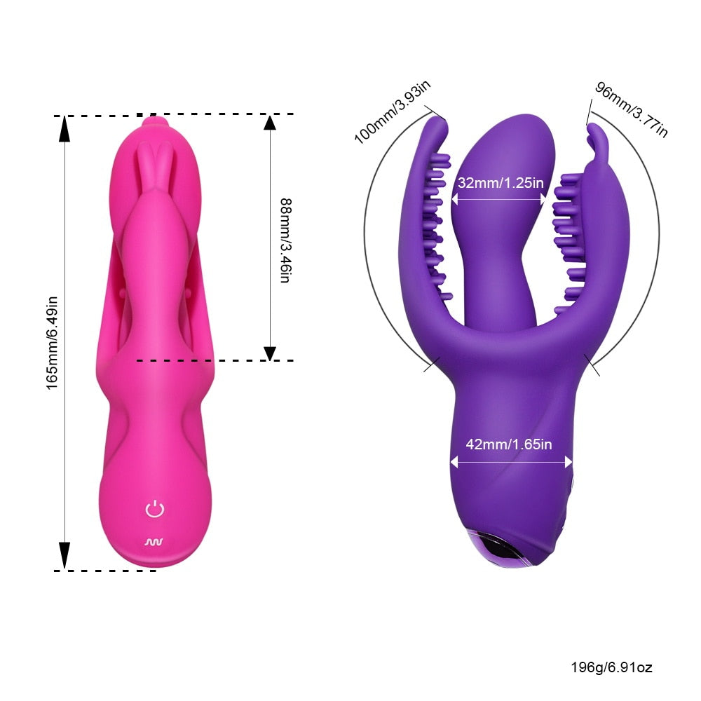 3 Point Stimulator Rabbit Vibrator for Women Own Pleasures 3 Point Stimulator Rabbit Vibrator for Women Own Pleasures