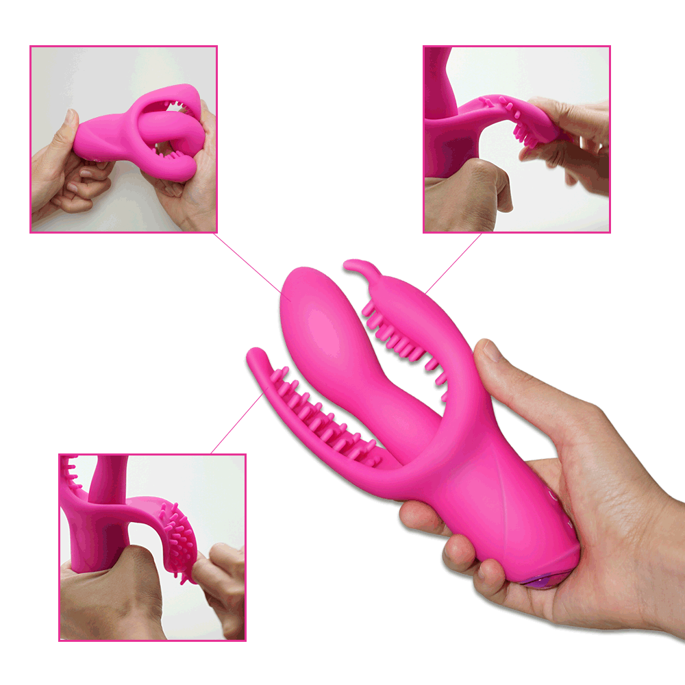 3 Point Stimulator Rabbit Vibrator for Women Own Pleasures 3 Point Stimulator Rabbit Vibrator for Women Own Pleasures