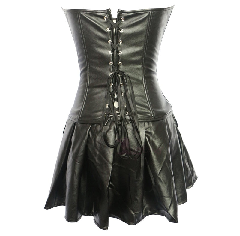 Up to 6XL Sexy Faux Leather Dress – Own Pleasures