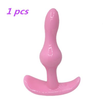 how to use an anal vibrator Xinghaoya Colorful Silicone Butt Plug main image 0