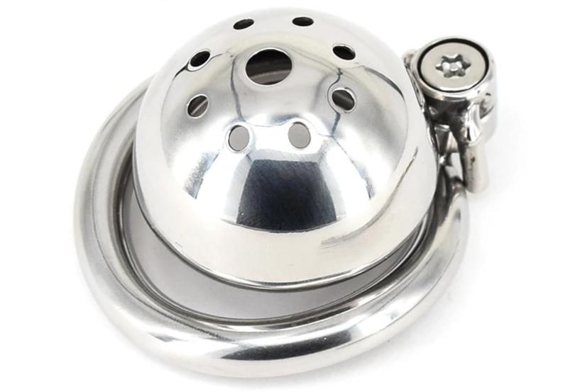 Small Stainless Steel Chastity Cage - Own Pleasures