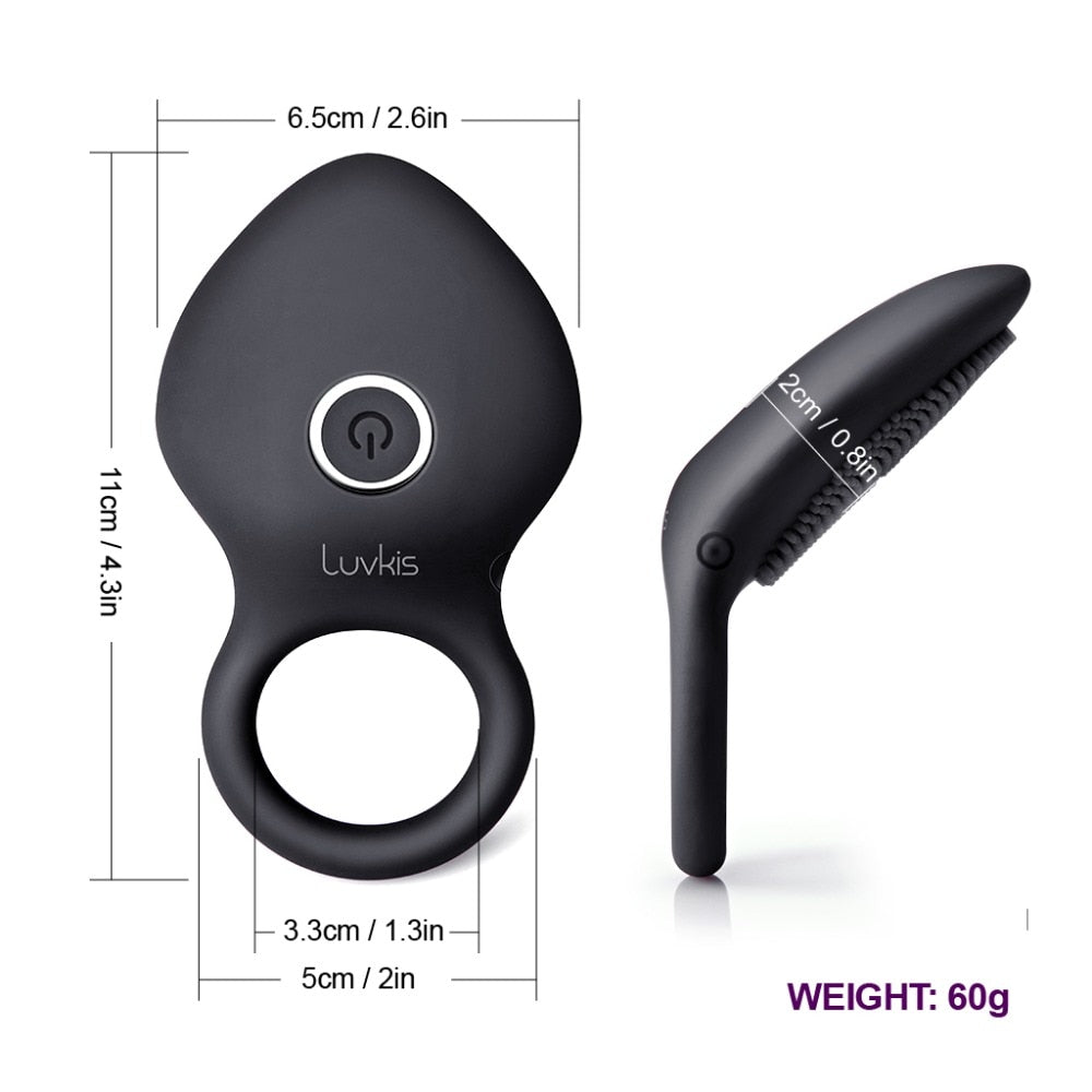 male vibrating ring Intimate™ Male Triangle Ring USB Rechargeable Vibrating Massage Del main image 1
